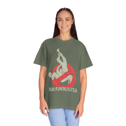 Unisex Fun Graphic T-Shirt, Graphic Tee, Casual Wear, Gift for Wrestling Fans, Brainbuster Design, Humor Apparel, Everyday Style