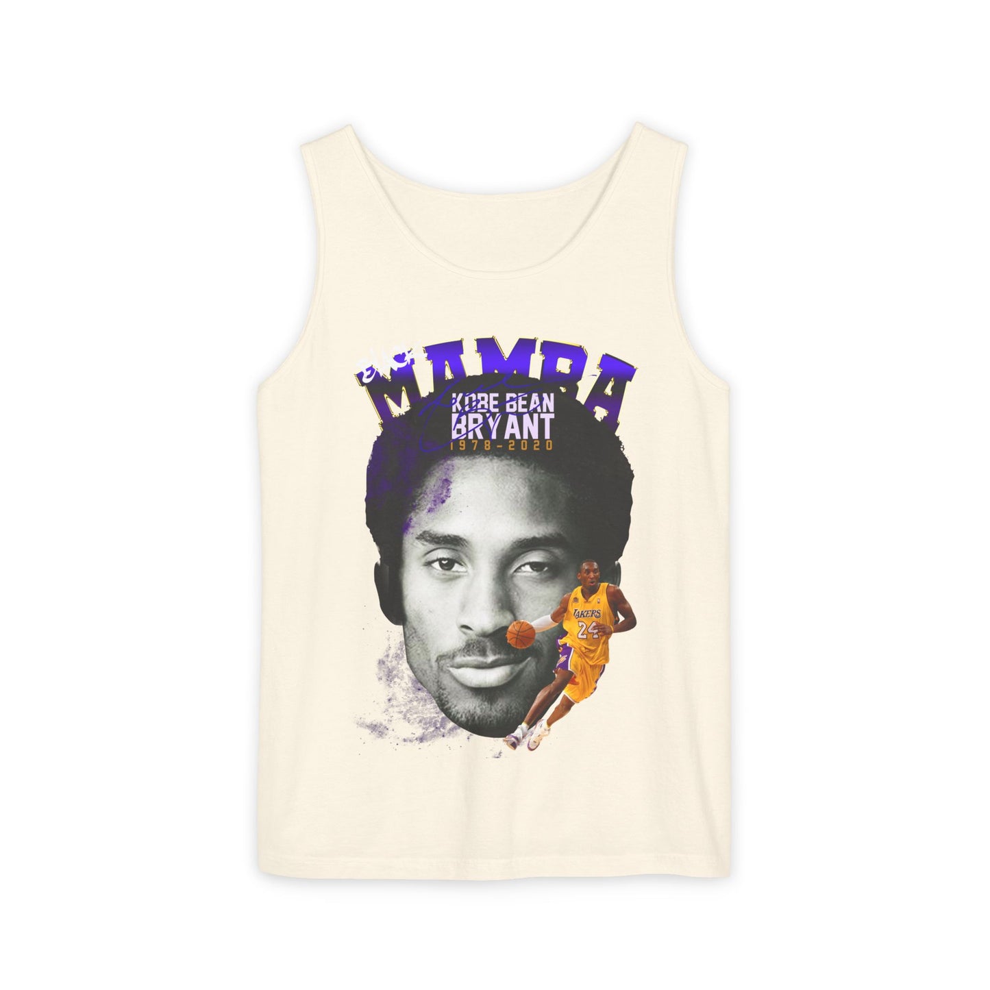 Kobe Bryant Tribute Tank Top, Unisex Basketball Apparel, Gift for Sports Fans, Summer Casual Wear, Mamba Mentality Fashion