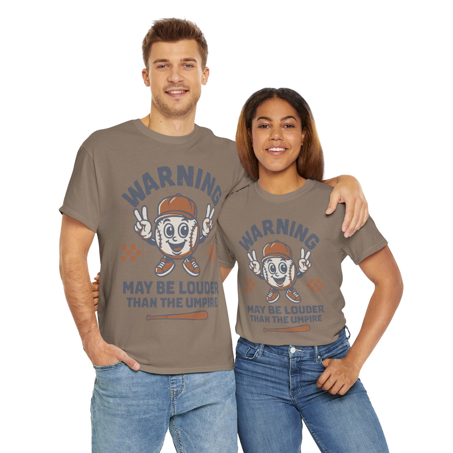 Warning T-Shirt, Fun Umpire Tee, Unique Sports Gift, Casual Wear, Perfect for Baseball Fans