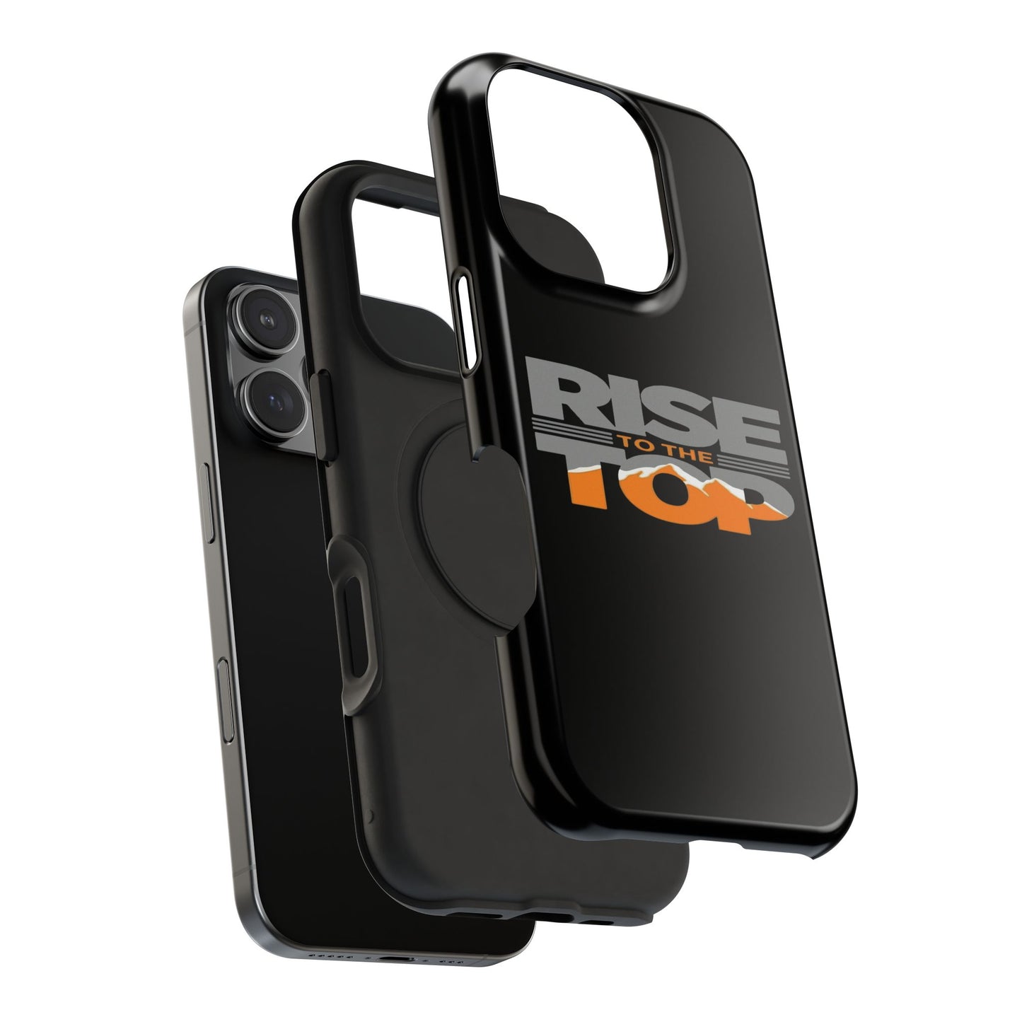 Impact-Resistant Phone Case - Rise to the Top, Durable Phone Cover, Gift for Motivational Quotes Lovers, Trendy Tech Accessories