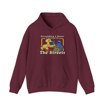 Vintage Street Art Hoodie - Cozy Unisex Sweatshirt for Creative Souls, Outdoor Relaxation, Casual Hangouts