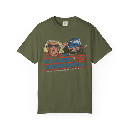 Retro Wrestling Fan T-Shirt, Unisex Graphic Tee, Flair Savage Shirt, Sports Fan Apparel, Vintage Style Gift