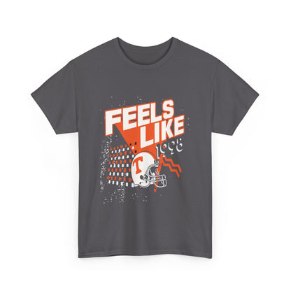 Unisex Heavy Cotton Tee - 'Feels Like' Retro Football Tee, Casual Style, Game Day Shirt, Gift for Sports Fans, Outdoor Activities