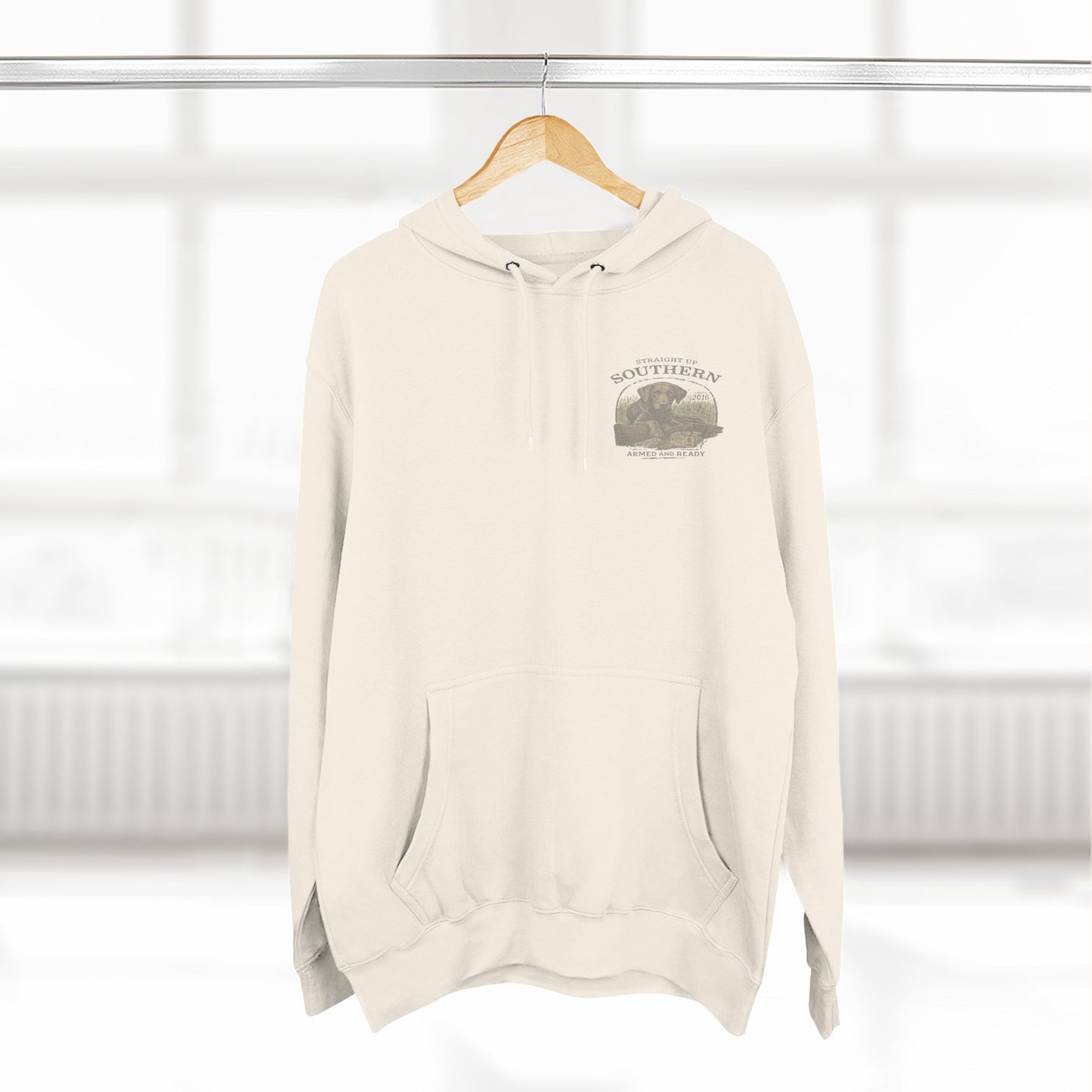 Southern Retriever Hoodie — 'Straight Up Southern' Graphic Pullover