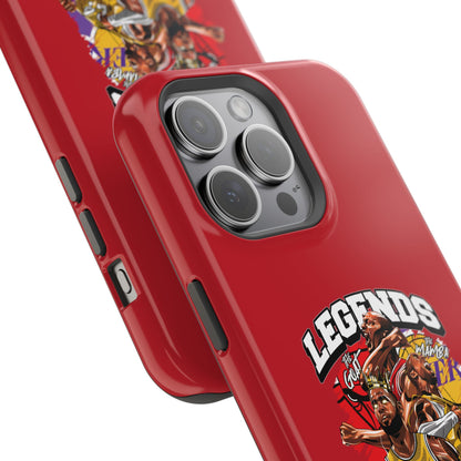 Legends Basketball Graphic Phone Case — Impact-Resistant iPhone Cover