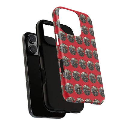 Bold Phone Case, Tough Phone Cover, Red Phone Protector, Unique Gift for Him/Her, Trendy Tech Accessory