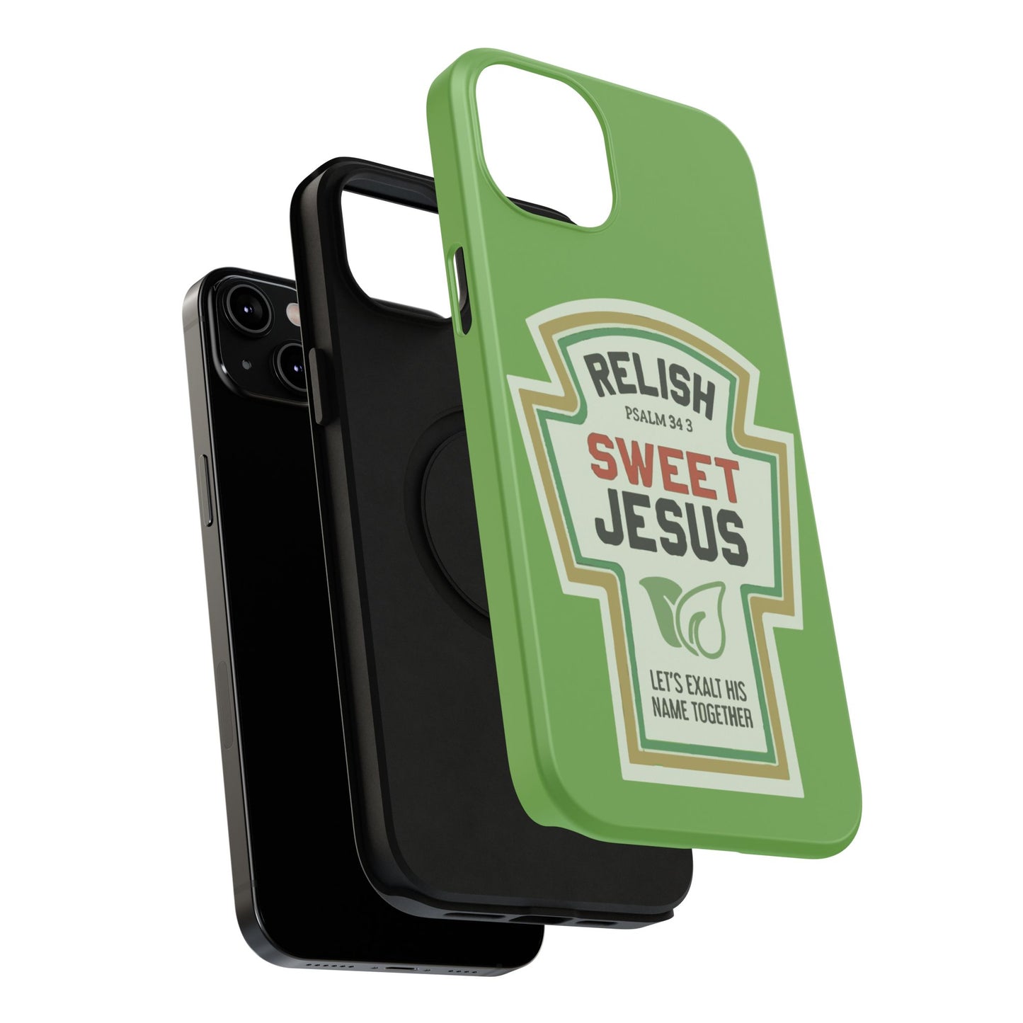 Relish Sweet Jesus Phone Case, Christian Gift, Impact-Resistant Case, Religious Phone Accessory, Faith-Based Present, Celebration Case