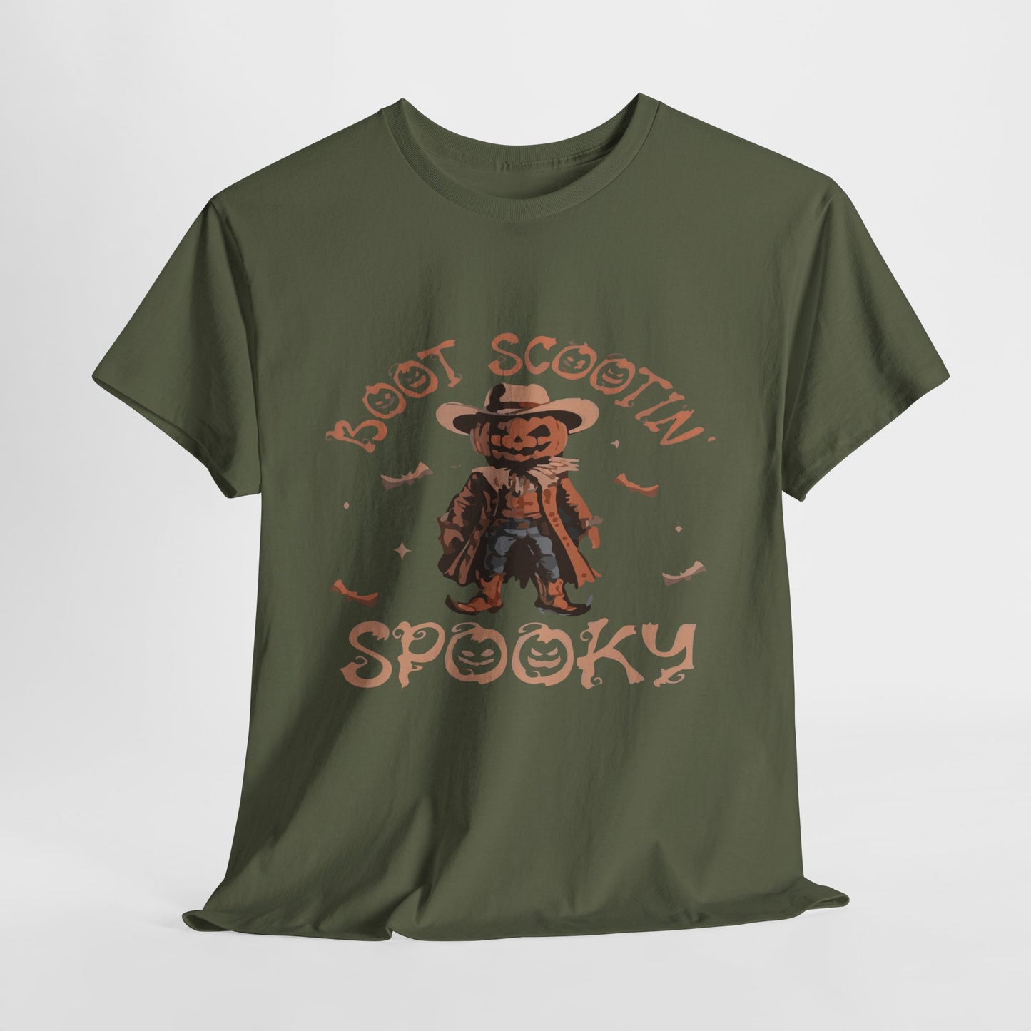 Spooky Cowboy Tee, Unisex Heavy Cotton T-Shirt, Halloween Costume, Fall Fashion, Fun Casual Wear, Gift for Friends, Boot Scootin' [...]