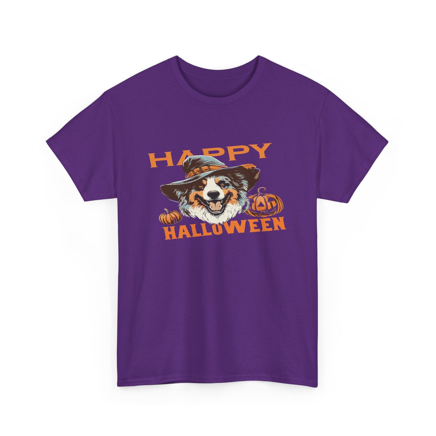 Halloween Dog Graphic Tee, Unisex T-Shirt, Spooky Pet Shirt, Fall Apparel, Trick or Treat Top