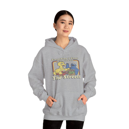 Vintage Street Art Hoodie - Cozy Unisex Sweatshirt for Creative Souls, Outdoor Relaxation, Casual Hangouts