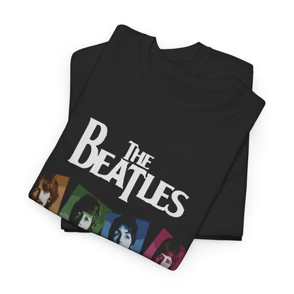 Retro Beatles Graphic Tee - Vintage Unisex Heavy Cotton T-Shirt, Music Lover Gift, 60s Inspired Fashion, Concert T-Shirt, Gift for Him/Her