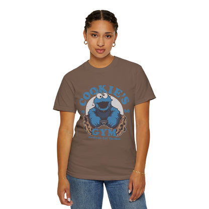 Cookie Monster Inspired Unisex T-Shirt, Fun Gift for Gamers, Casual Wear, Birthday Gift, Kitchen & Gym Motivation