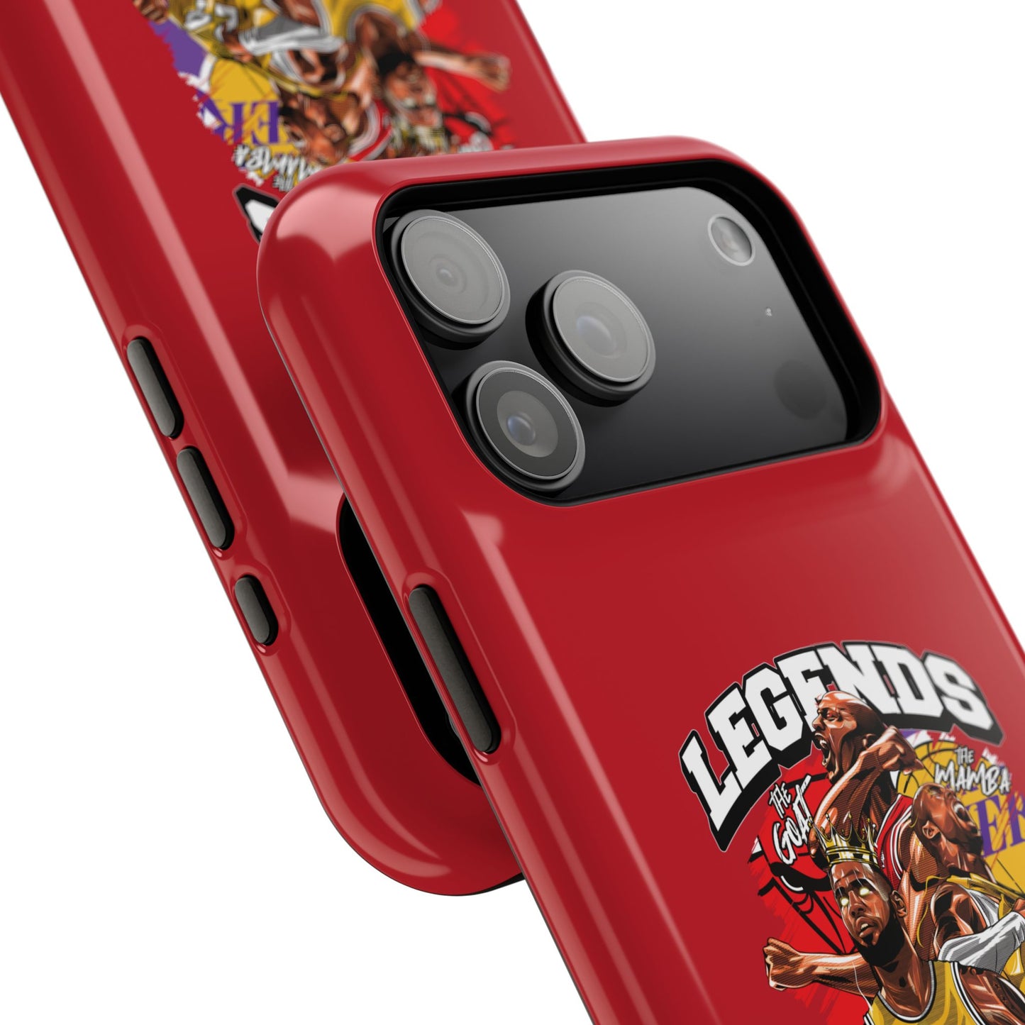 Legends Basketball Graphic Phone Case — Impact-Resistant iPhone Cover