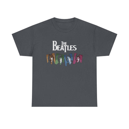 Retro Beatles Graphic Tee - Vintage Unisex Heavy Cotton T-Shirt, Music Lover Gift, 60s Inspired Fashion, Concert T-Shirt, Gift for Him/Her
