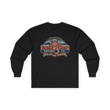 Long Sleeve Tee - Retro 'Bubba Gump Shrimp Co.' Vintage Logo