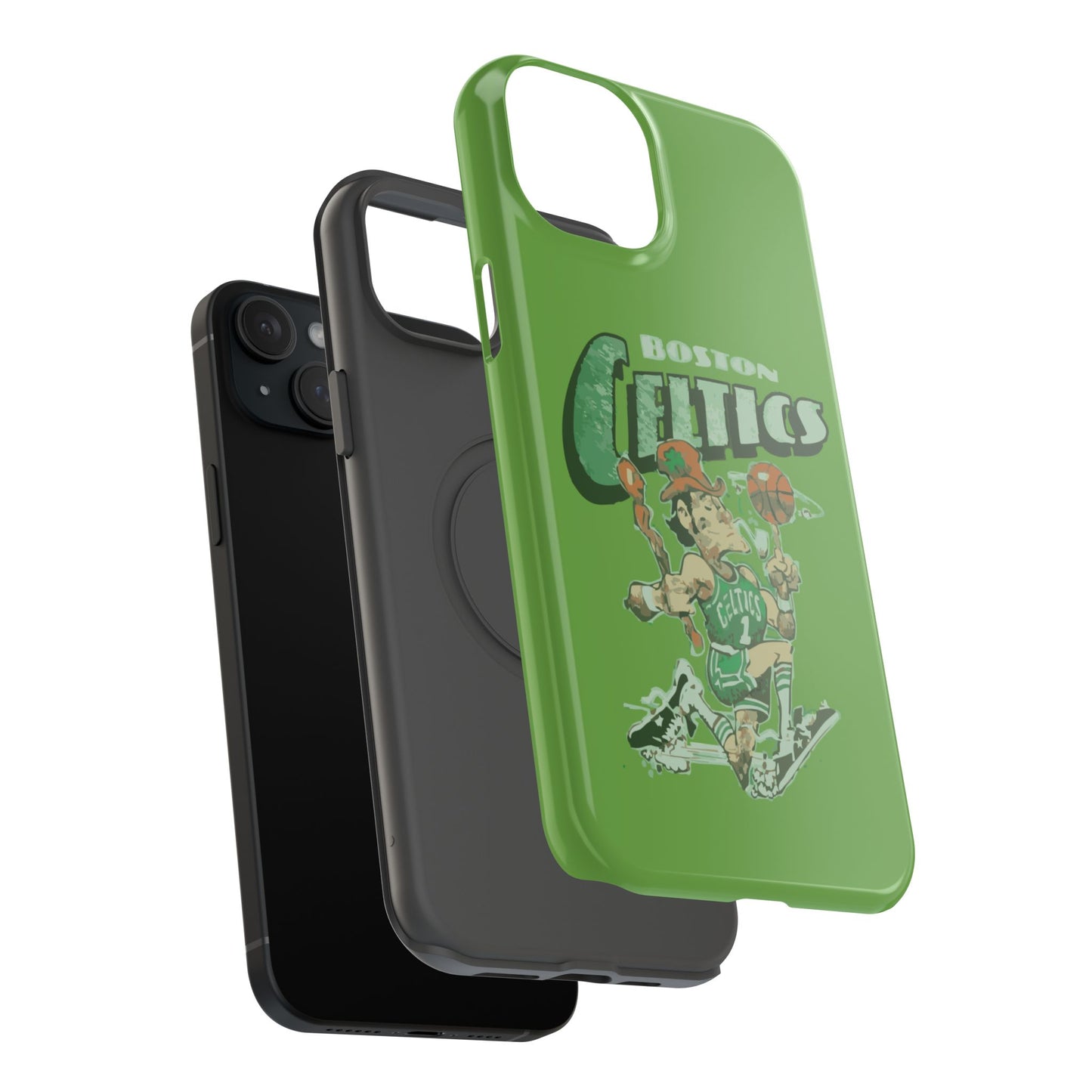 Boston Celtics Impact-Resistant Phone Case, Basketball Phone Cover, Sports Fan Gift, Sturdy Phone Case, NBA Merchandise, Team Spirit Decor