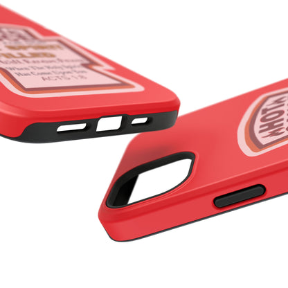 Holy Spirit Hot Sauce Phone Cases - Impact-Resistant, Christian Gift, Spiritual Reminder, Unique Design, Faith-Based Accessory