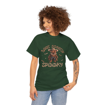 Spooky Cowboy Tee, Unisex Heavy Cotton T-Shirt, Halloween Costume, Fall Fashion, Fun Casual Wear, Gift for Friends, Boot Scootin' [...]