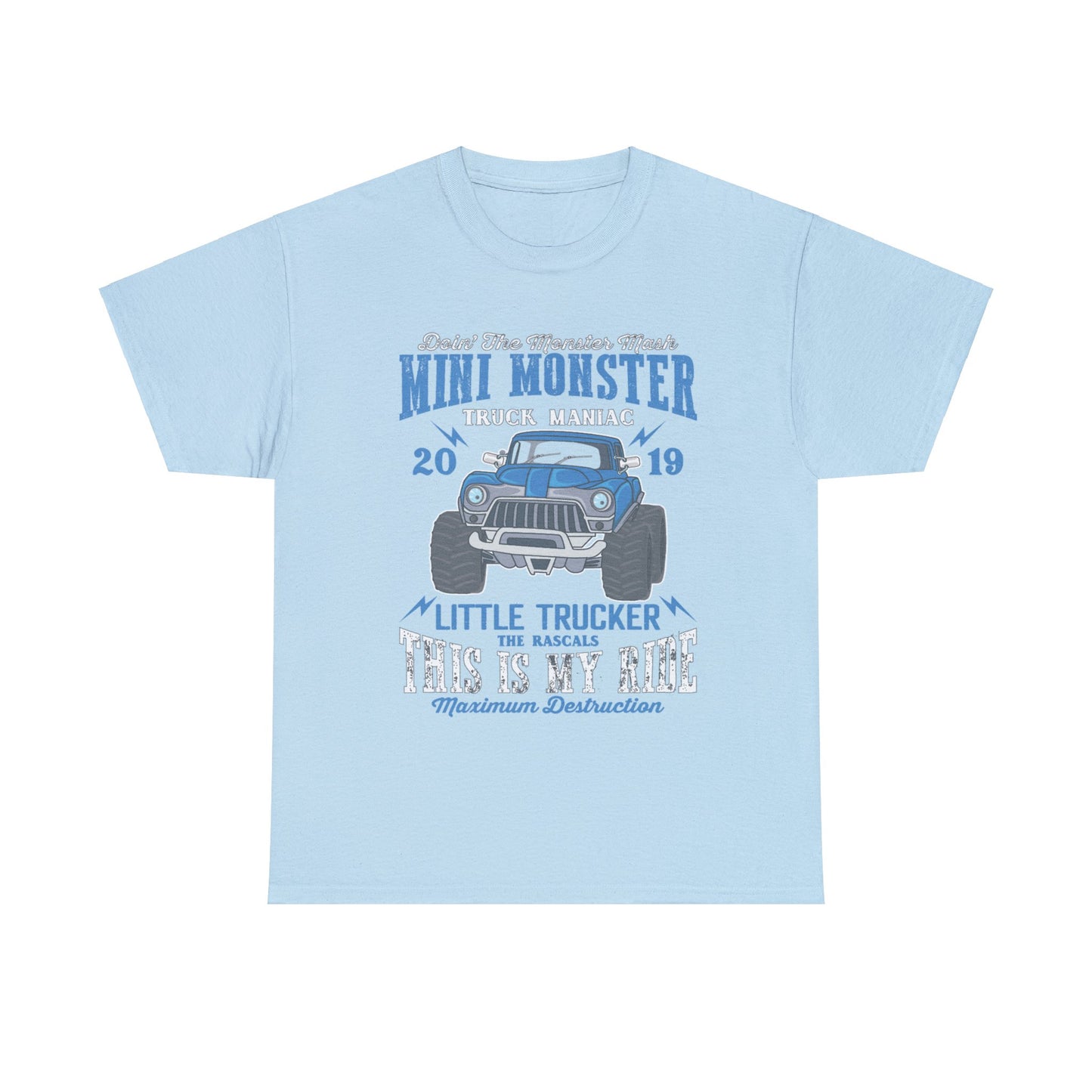 Mini Monster Truck Heavy Cotton Tee