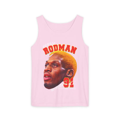 Dennis Rodman Vintage Tank Top, Unisex Graphic Tee, Sports Apparel, Summer Wear, Basketball Fan Gift