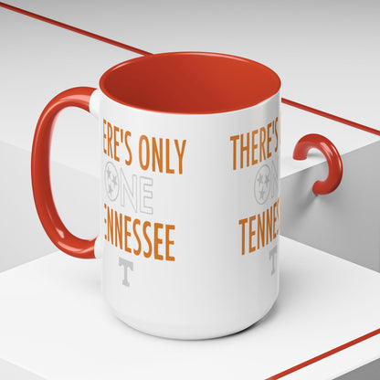 Tennessee Accent Coffee Mug - Perfect for Fans, Gift for Graduates, Home Office Essential, Sports Celebration, Personalized Tea Cup