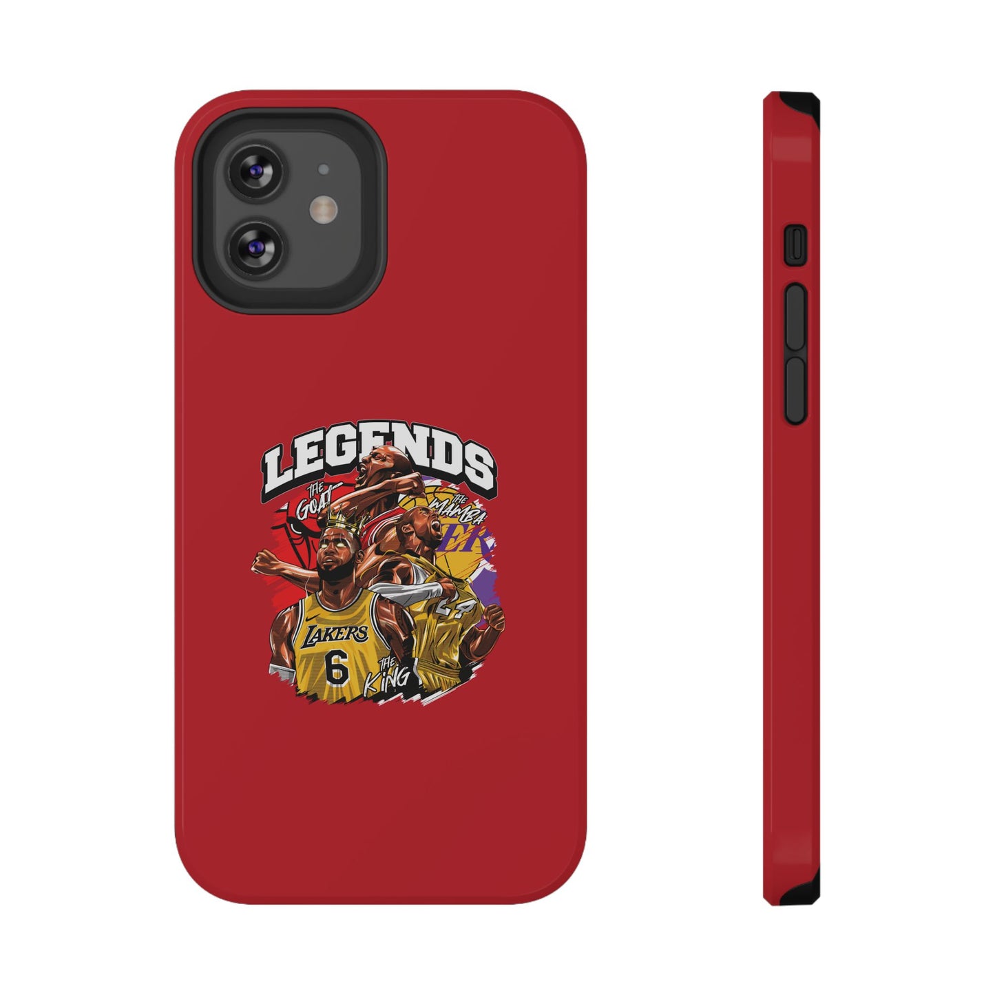Legends Basketball Graphic Phone Case — Impact-Resistant iPhone Cover