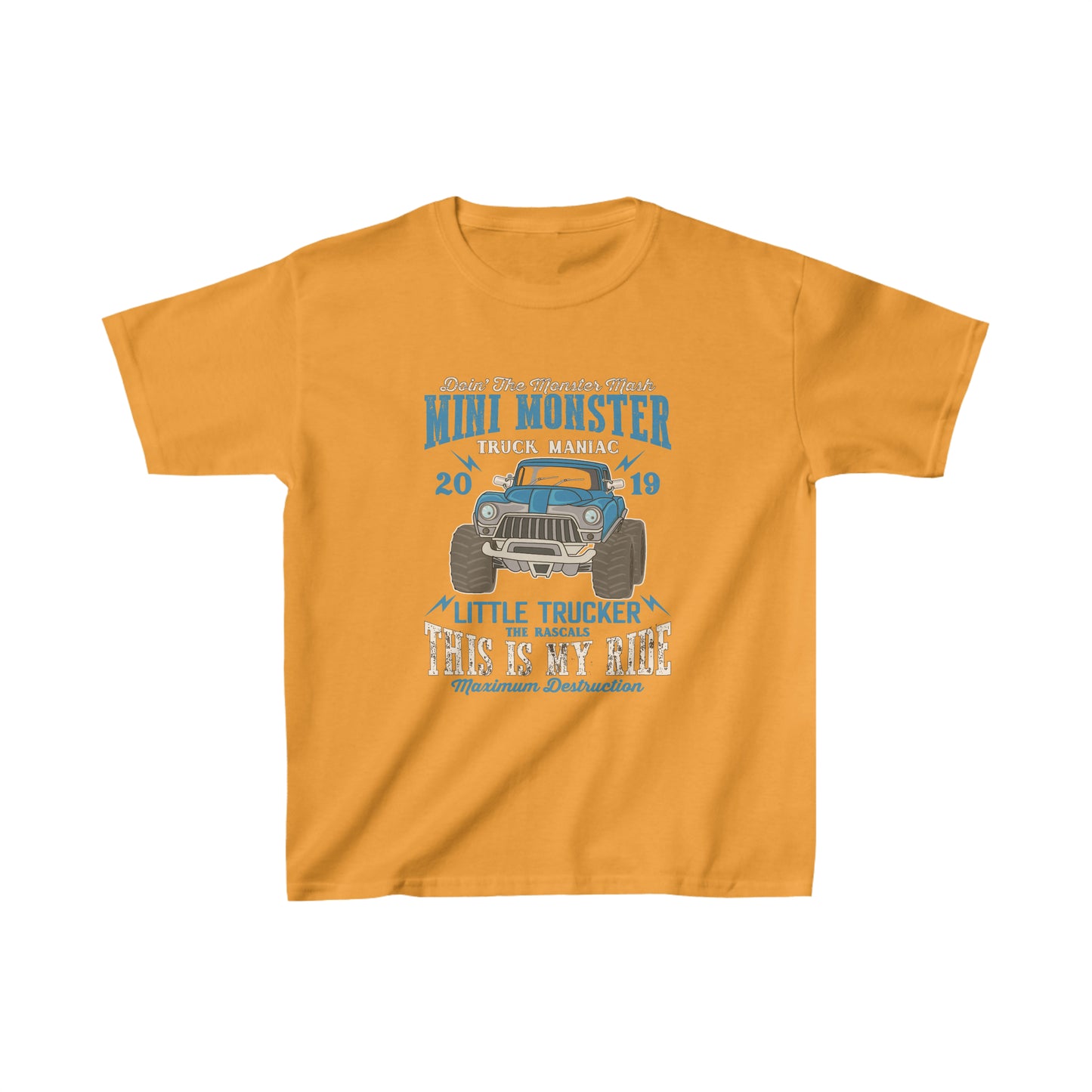 Mini Monster Truck Kids Heavy Cotton™ Tee