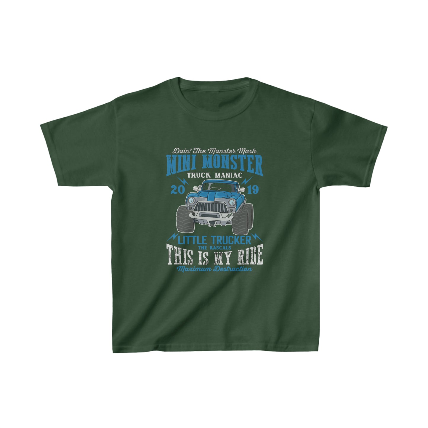 Mini Monster Truck Kids Heavy Cotton™ Tee