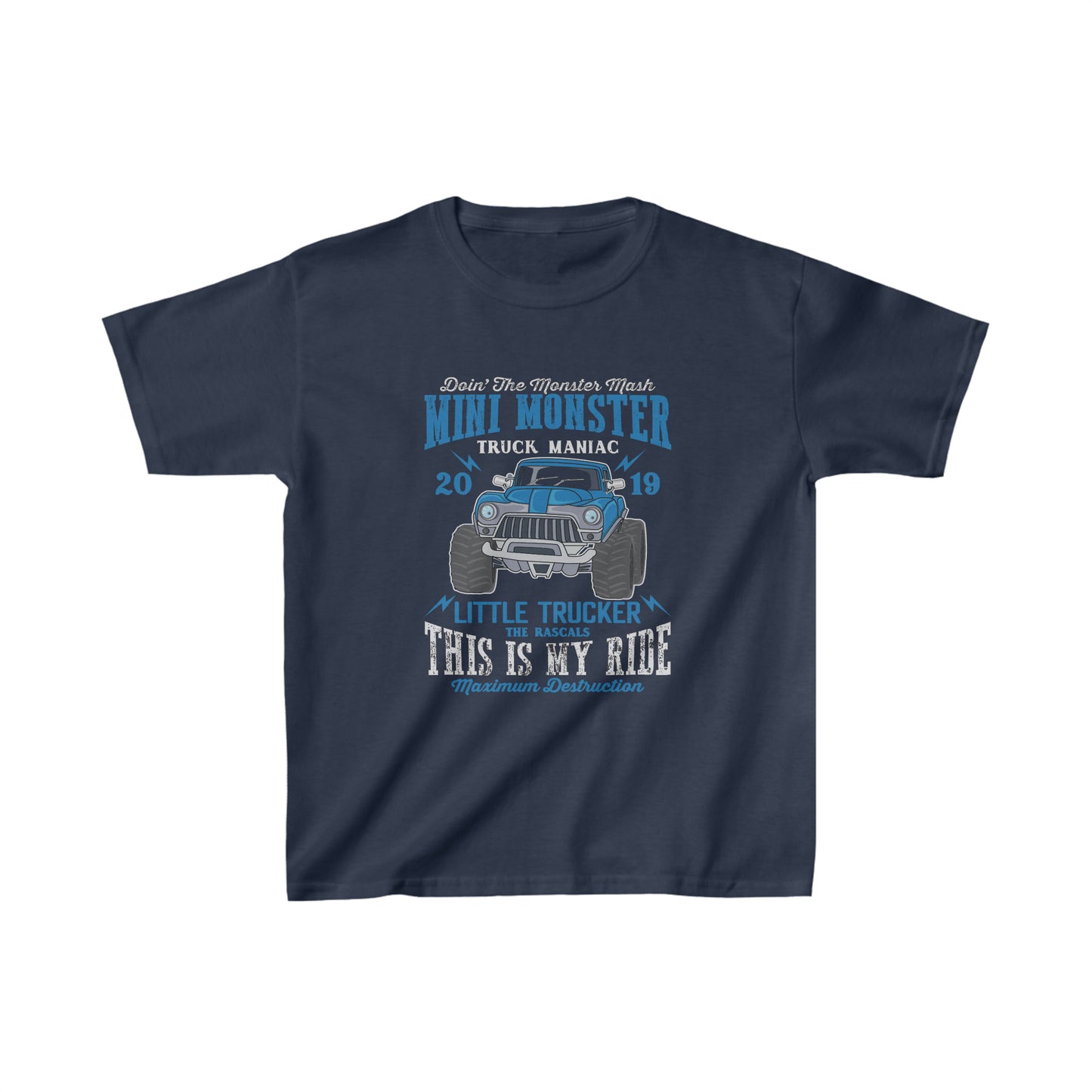 Mini Monster Truck Kids Heavy Cotton™ Tee