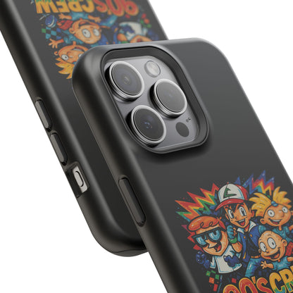 90s Crew Impact-Resistant Phone Case — Retro Cartoon Gamer Design