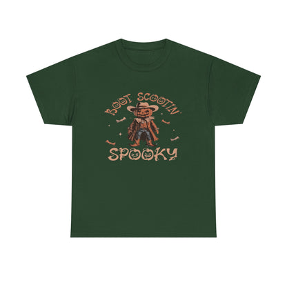 Spooky Cowboy Tee, Unisex Heavy Cotton T-Shirt, Halloween Costume, Fall Fashion, Fun Casual Wear, Gift for Friends, Boot Scootin' [...]