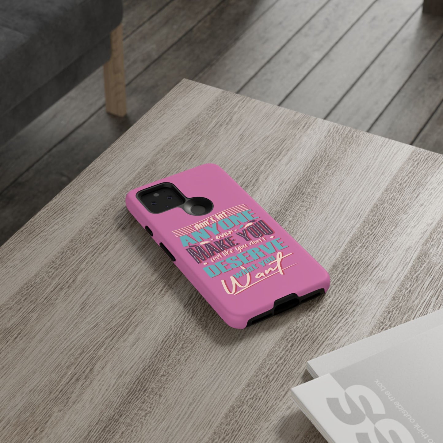 Inspirational Phone Case, Motivational Phone Cover, Tough Cases for Her, Gift for Friends, Self-Love Quote Case