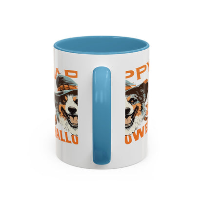 Halloween Dog Mug with Pumpkin Design, Cute Pet Lover Gift, Coffee Ceramic Cup for Fall, Spooky Season Decor, Happy Halloween