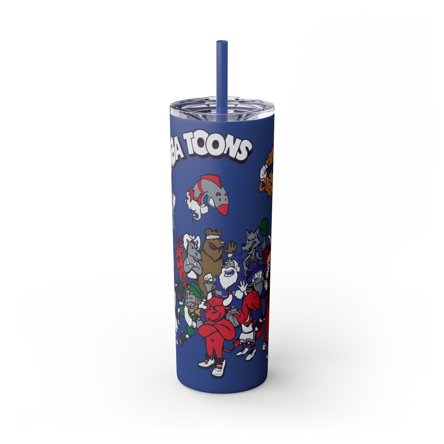 NBA Toons Skinny Tumbler with Straw, 20oz - Stylish Drinkware for Sports Fans, Gift for Birthdays, Holidays, Basketball Lovers, Fun [...]