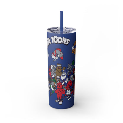 NBA Toons Skinny Tumbler with Straw, 20oz - Stylish Drinkware for Sports Fans, Gift for Birthdays, Holidays, Basketball Lovers, Fun [...]