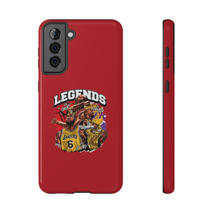 Legends Basketball Graphic Phone Case — Impact-Resistant iPhone Cover