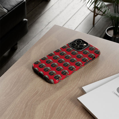 Bold Phone Case, Tough Phone Cover, Red Phone Protector, Unique Gift for Him/Her, Trendy Tech Accessory