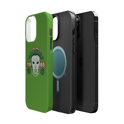 Urban Punk Phone Case, Tough Phone Cover, Skull Design Case, Gift for Him, Unique Mobile Accessory, NYC Style Case