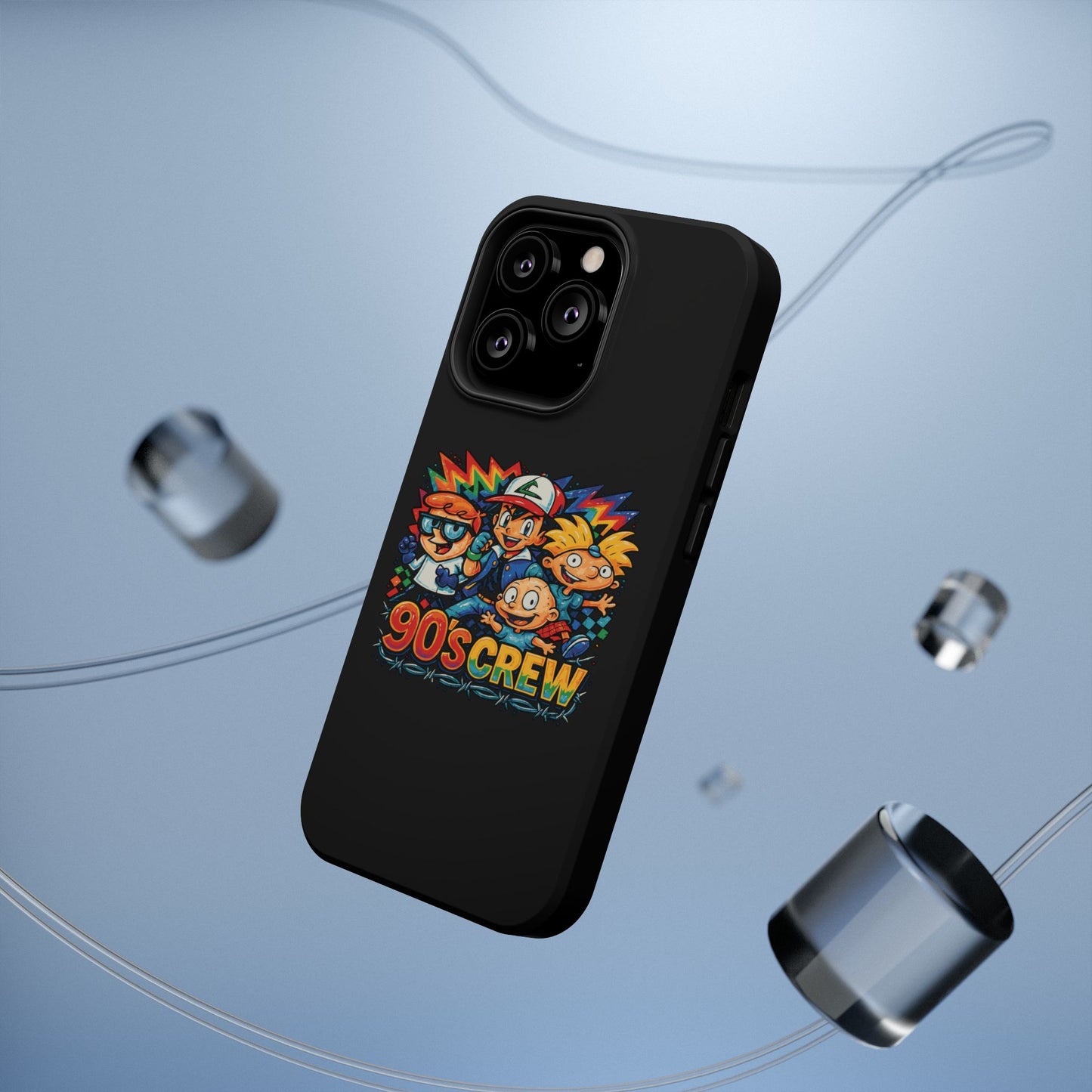 90s Crew Impact-Resistant Phone Case — Retro Cartoon Gamer Design