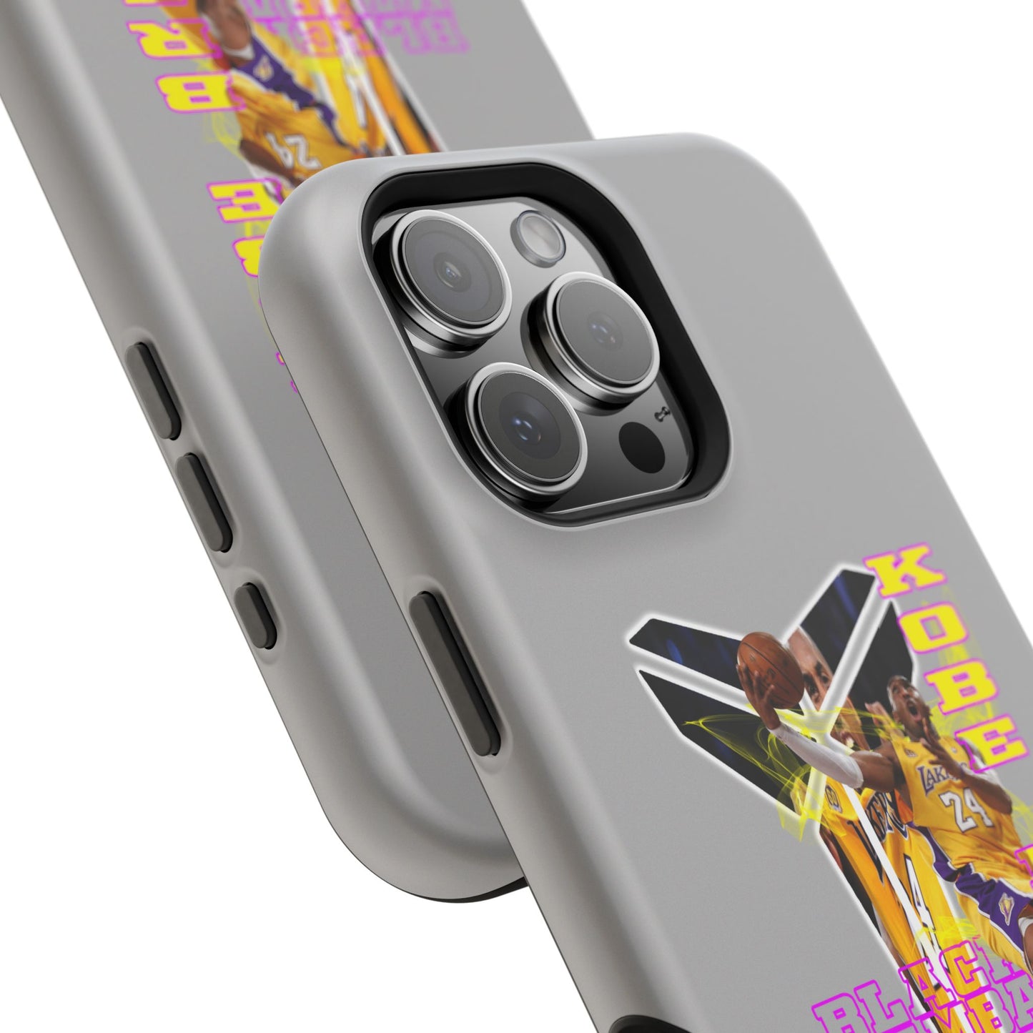 Impact-Resistant Phone Case — Bold Retro Basketball Graphic