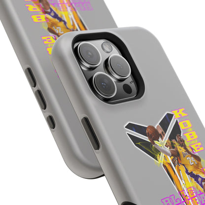 Impact-Resistant Phone Case — Bold Retro Basketball Graphic