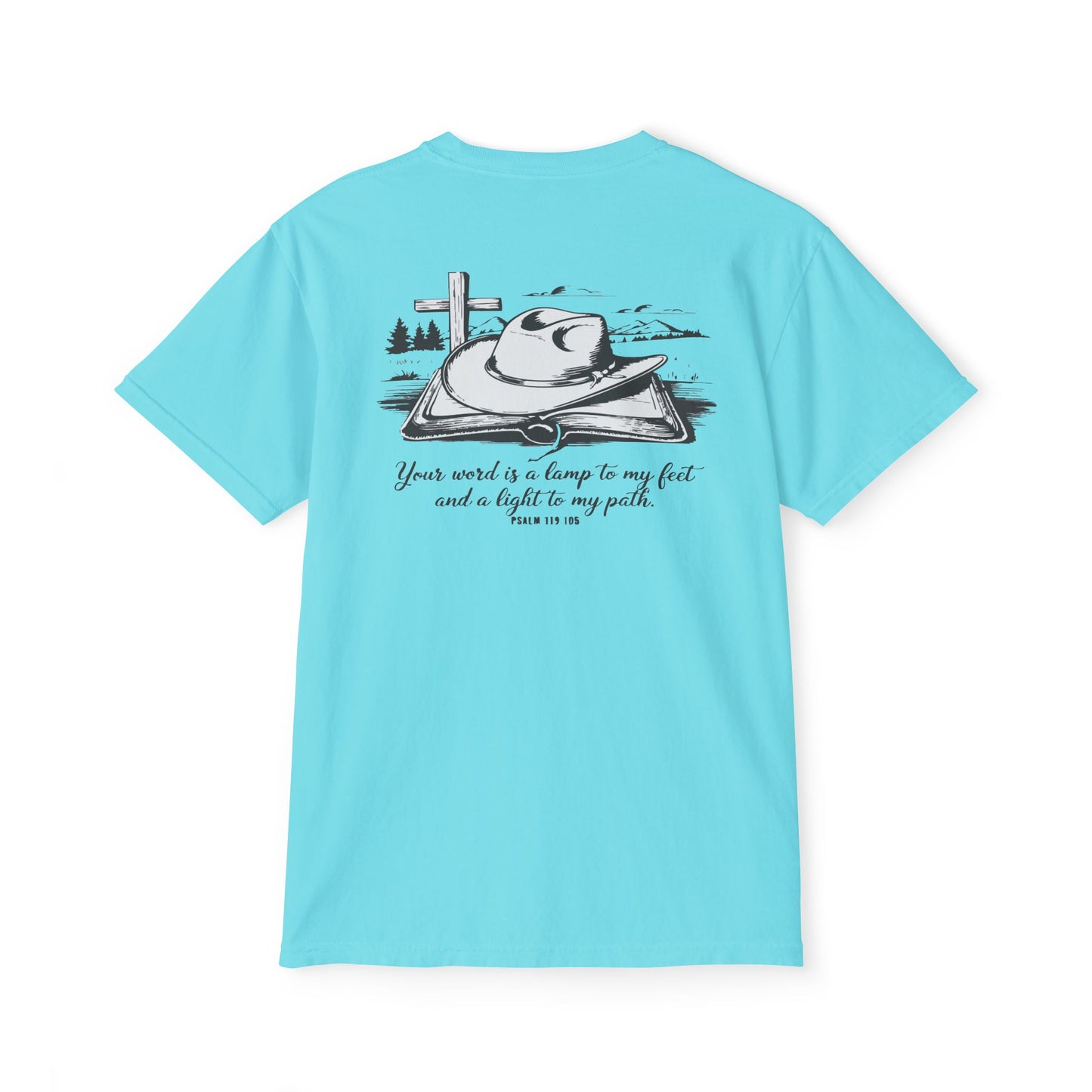 Unisex Pocket T-Shirt with Inspirational Quote - Perfect for Everyday Wear, Gift for Friends and Family, Spiritual Vibes, Summer Outing