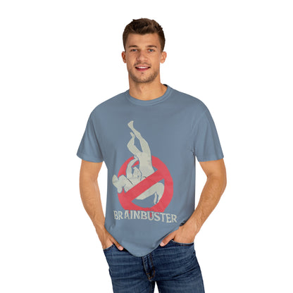Unisex Fun Graphic T-Shirt, Graphic Tee, Casual Wear, Gift for Wrestling Fans, Brainbuster Design, Humor Apparel, Everyday Style