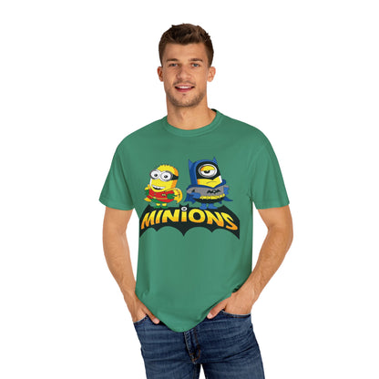 Minions Superhero Unisex T-shirt, Fun Gift for Kids, Cartoon Apparel, Birthday Party Outfit, Family Movie Night Wear