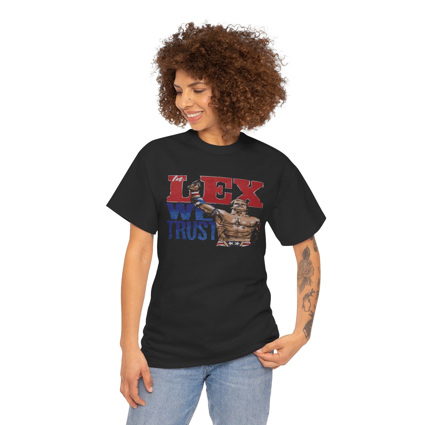 Unisex Cotton Tee with 'In Lex We Trust' Design, Casual Wear, Gift for Him/Her, Birthday, Independence Day, Patriotic Apparel
