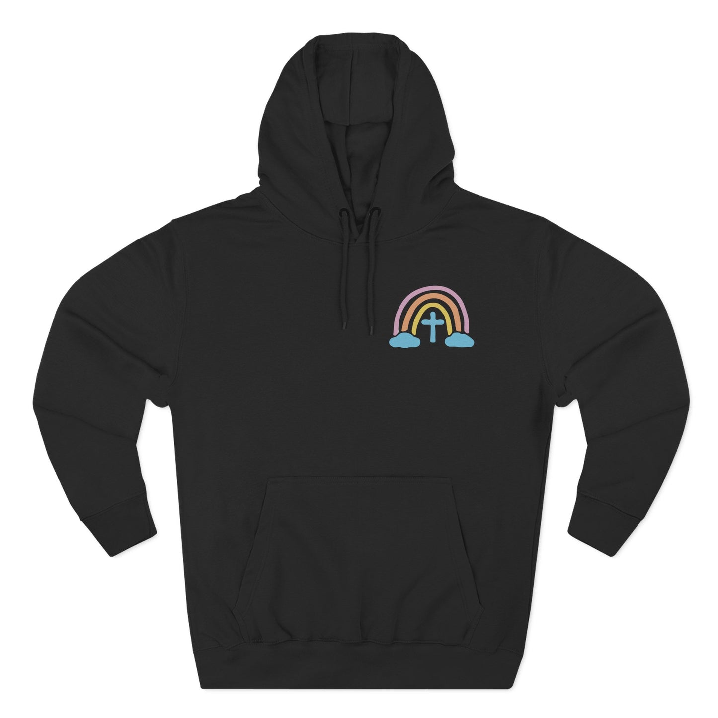 Child of a God Citizen of Heaven Hoodie | Pastel Rainbow Faith Design