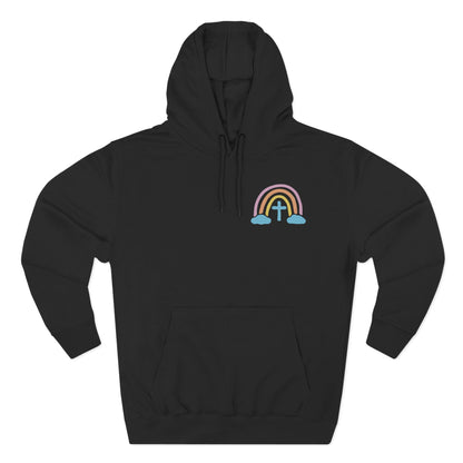Child of a God Citizen of Heaven Hoodie | Pastel Rainbow Faith Design