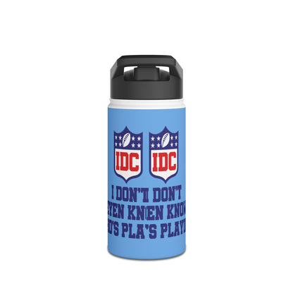 NFL Stainless Steel Water Bottle - Funny Sports Fan Gift, Hydration Flask for Game Days, Sports Events, Birthday Present, Home & Outdoors