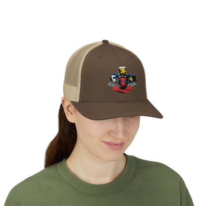Snapback Trucker Cap - Deadpool Marvel, Deadpool 2 Movie Design