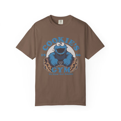 Cookie Monster Inspired Unisex T-Shirt, Fun Gift for Gamers, Casual Wear, Birthday Gift, Kitchen & Gym Motivation